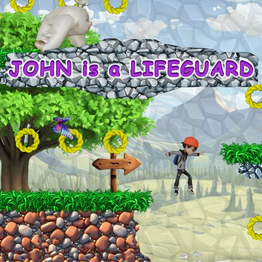 John is a lifeguard